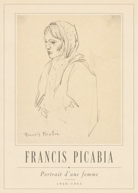 Francis Picabia Portrait D'une Femme No1 - Poszter