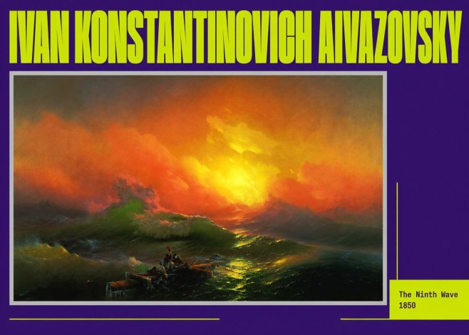 Ivan Konstantinovich Aivazovsky The Ninth Wave I No6 - Poszter