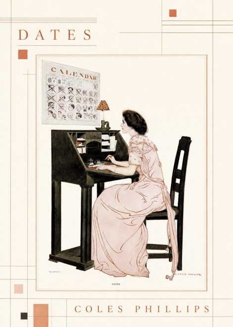Coles Phillips Dates No4 - Poszter