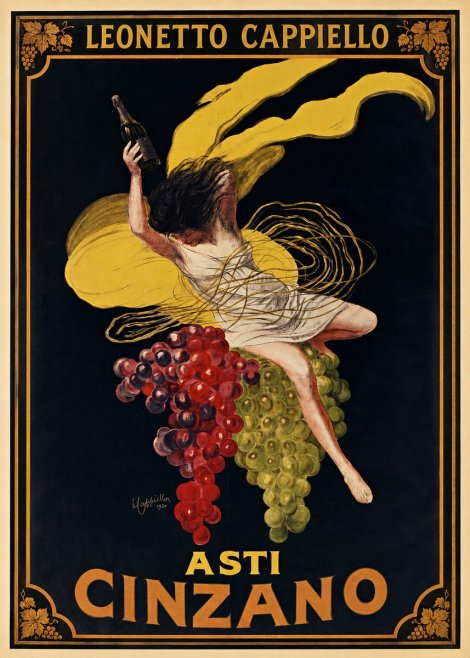 Leonetto Cappiello Asti Cinzano I No1 - Poszter