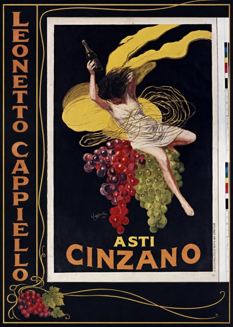 Leonetto Cappiello Asti Cinzano I No2 - Poszter