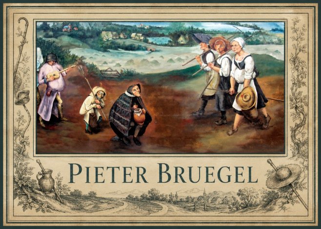 Pieter Bruegel Flemish Peasant Scene No2 - Poszter