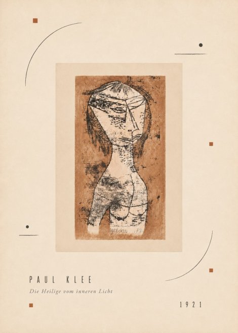 Paul Klee Die Heilige Vom Inneren Licht I No3 - Poszter