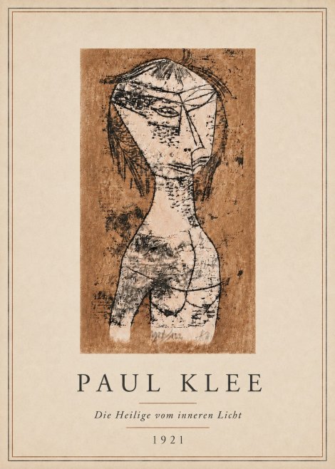 Paul Klee Die Heilige Vom Inneren Licht I No5 - Poszter