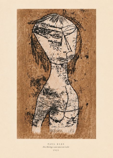 Paul Klee Die Heilige Vom Inneren Licht I No6 - Poszter
