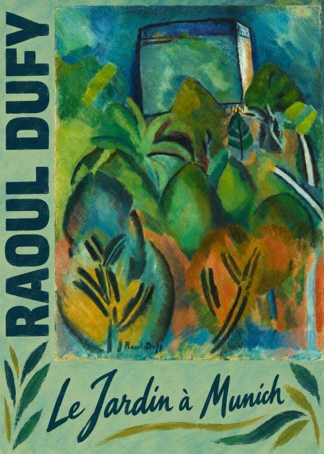 Raoul Dufy Le Jardin À Munich No2 - Poszter