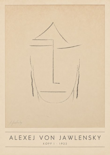 Alexej von Jawlensky Kopf I No1 - Poszter