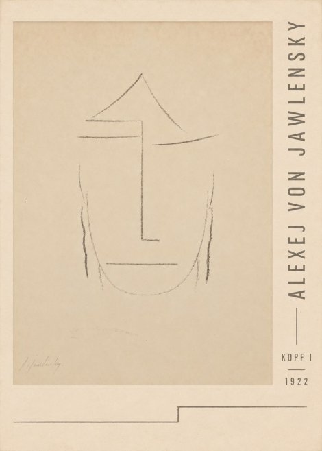 Alexej von Jawlensky Kopf I No3 - Poszter