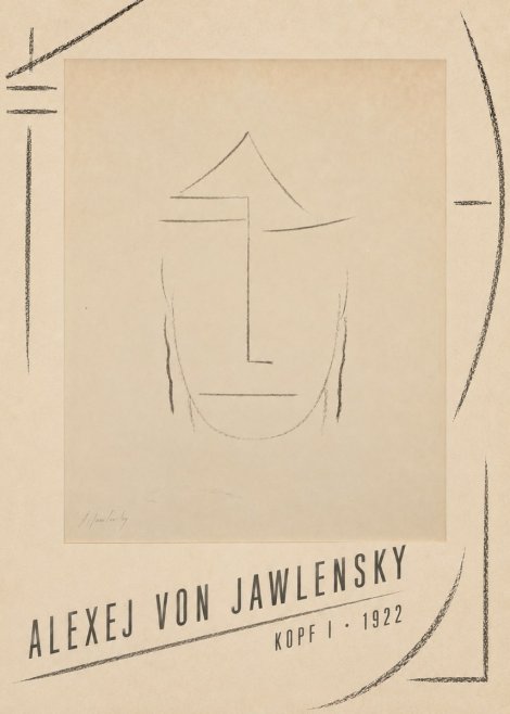 Alexej von Jawlensky Kopf I No4 - Poszter