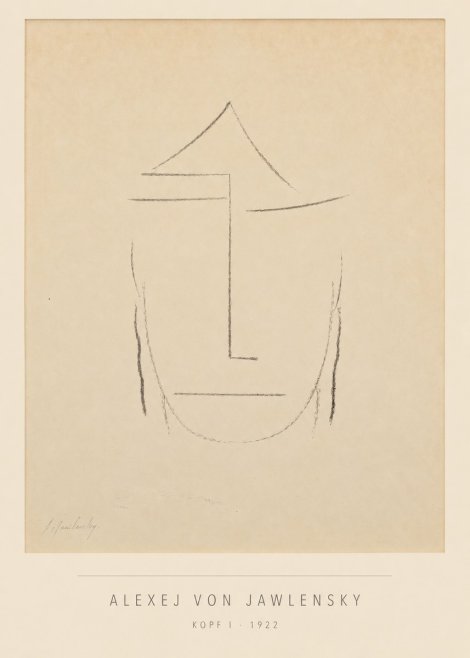 Alexej von Jawlensky Kopf I No5 - Poszter