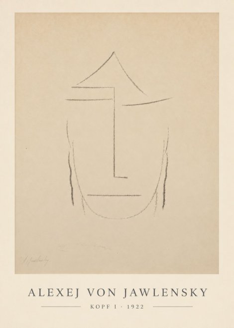 Alexej von Jawlensky Kopf I No6 - Poszter