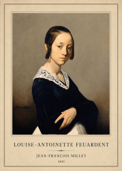 Jean-François Millet Louise-antoinette Feuardent No1 - Poszter