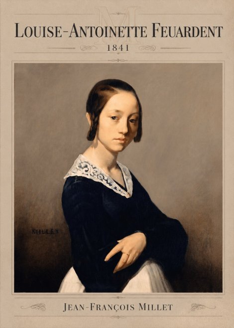 Jean-François Millet Louise-antoinette Feuardent No3 - Poszter