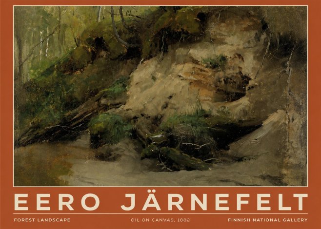 Eero Järnefelt Forest Landscape I No3 - Poszter