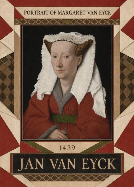 Jan van Eyck Portrait of Margaret Van Eyck I No4 - Poszter