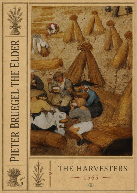 Pieter Bruegel The Harvesters I No2 - Poszter