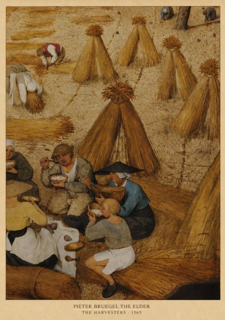 Pieter Bruegel The Harvesters I No4 - Poszter