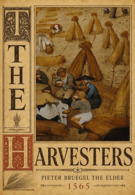 Pieter Bruegel The Harvesters I No5 - Poszter