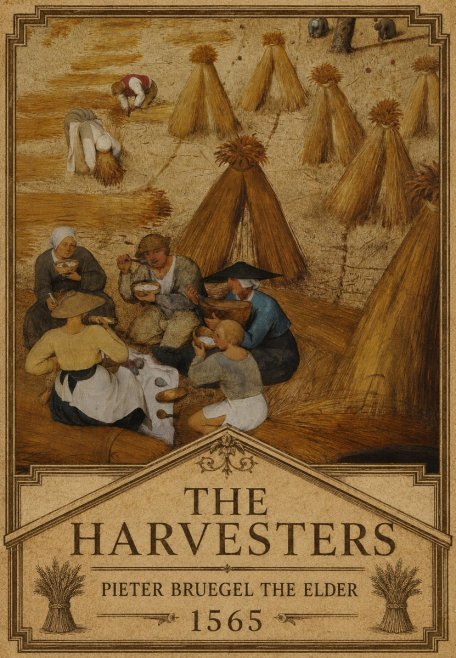 Pieter Bruegel The Harvesters I No6 - Poszter