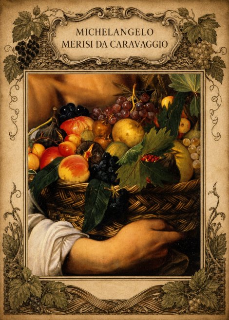 Michelangelo Merisi da Caravaggio Basket of Fruit No4 - Poszter