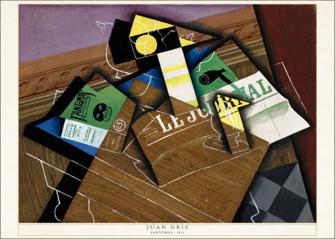 Juan Gris Fantômas II No6 - Poszter