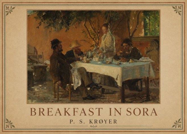 P.S. Krøyer Breakfast in Sora No1 - Poszter