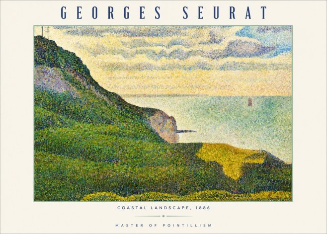 Seurat Coastal Landscape, 1886 No3 - Poszter
