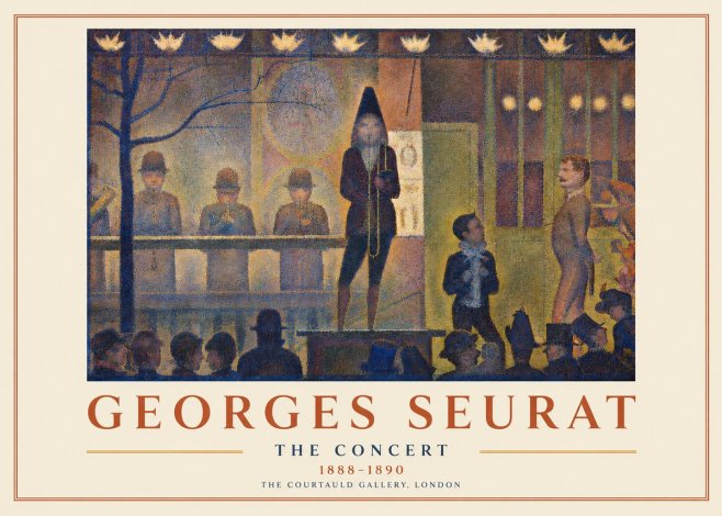 Seurat The Concert No3 - Poszter