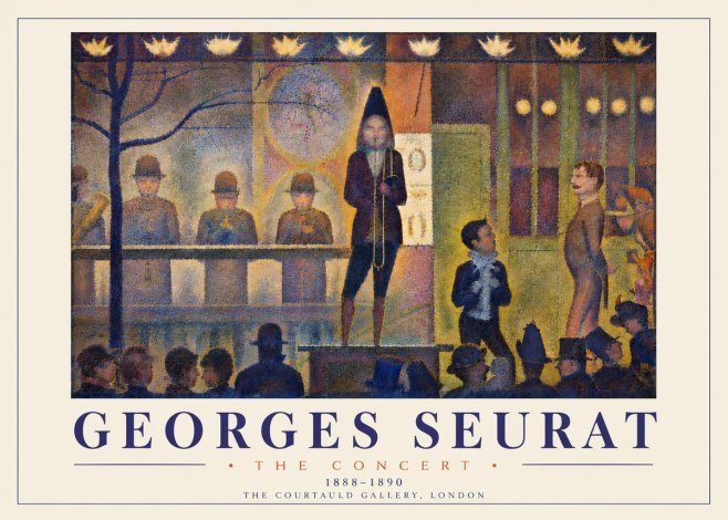 Seurat The Concert No6 - Poszter