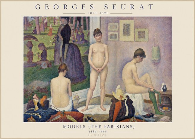 Seurat Models (the Parisians) No1 - Poszter