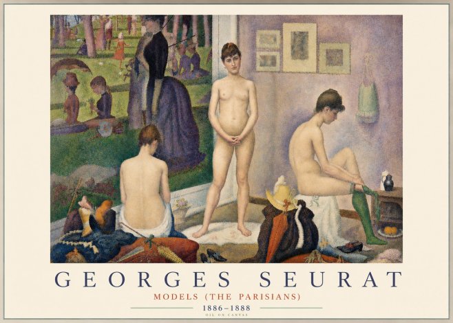 Seurat Models (the Parisians) No3 - Poszter