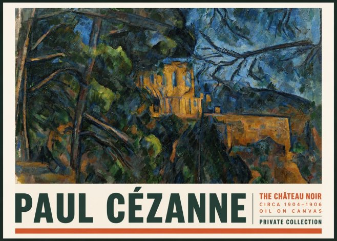 Paul Cézanne The Château Noir No2 - Poszter