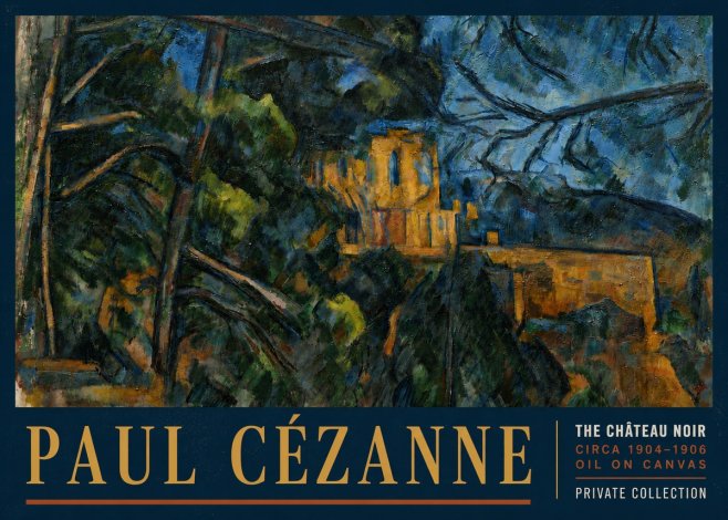 Paul Cézanne The Château Noir No6 - Poszter