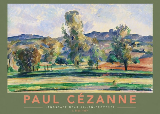 Paul Cézanne Landscape Near Aix-en-provence II No2 - Poszter
