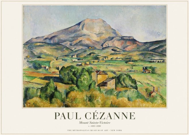 Paul Cézanne Mount Sainte-victoire No1 - Poszter