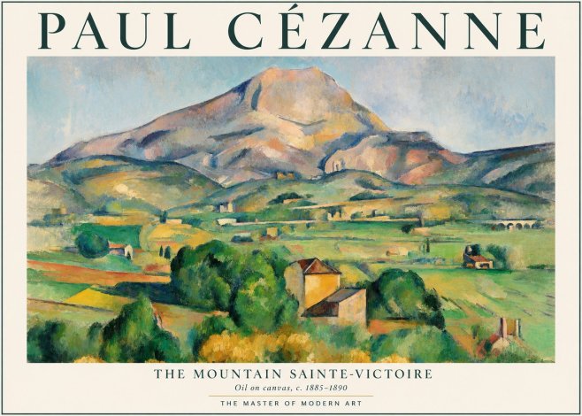 Paul Cézanne Mount Sainte-victoire No2 - Poszter