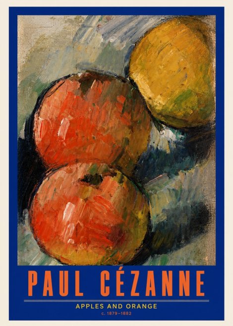 Paul Cézanne Apples and Orange No2 - Poszter