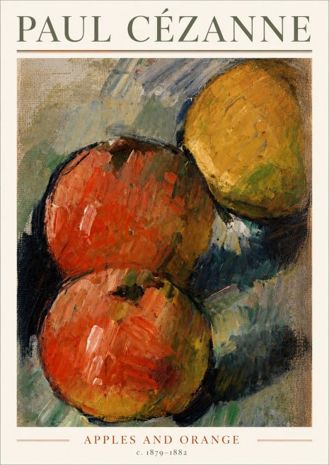 Paul Cézanne Apples and Orange No3 - Poszter