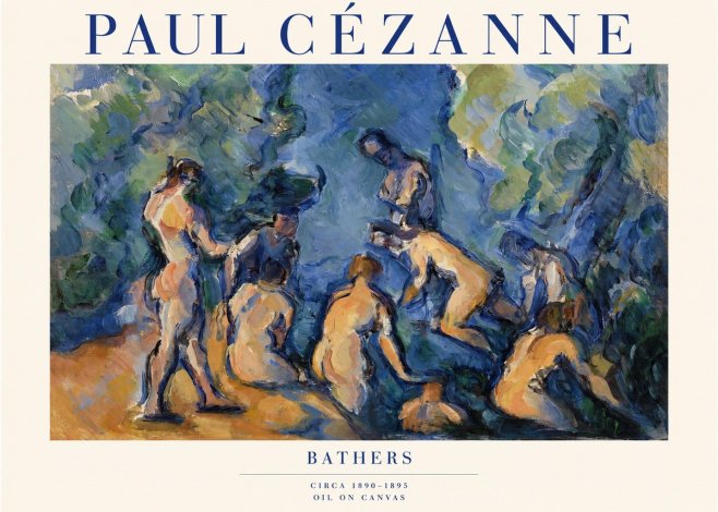 Paul Cézanne Bathers I No1 - Poszter