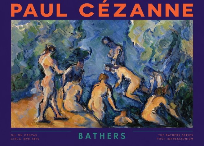 Paul Cézanne Bathers I No2 - Poszter