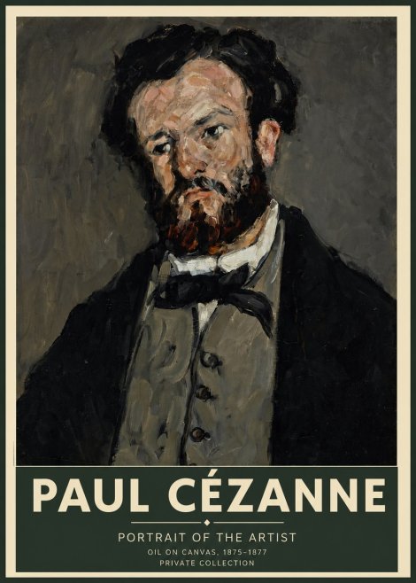 Paul Cézanne Portrait of the Artist I No2 - Poszter