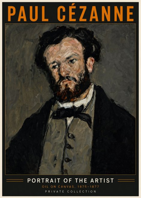 Paul Cézanne Portrait of the Artist I No6 - Poszter