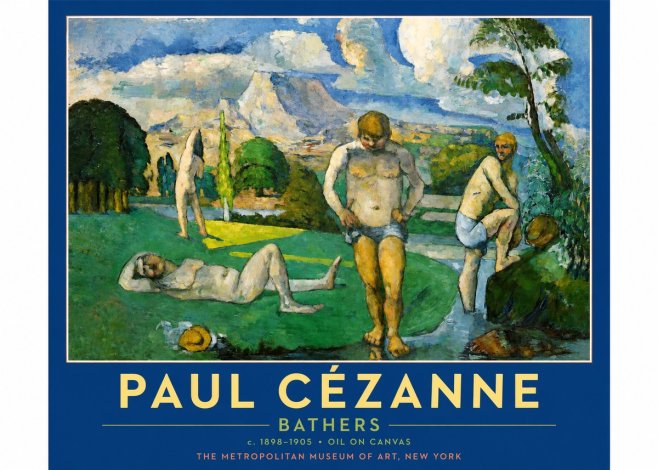 Paul Cézanne Bathers II No2 - Poszter