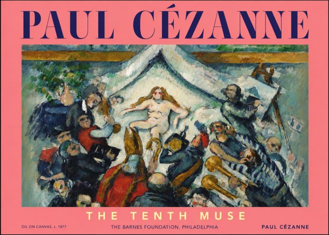 Paul Cézanne The Tenth Muse No2 - Poszter