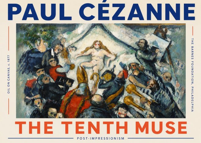 Paul Cézanne The Tenth Muse No5 - Poszter