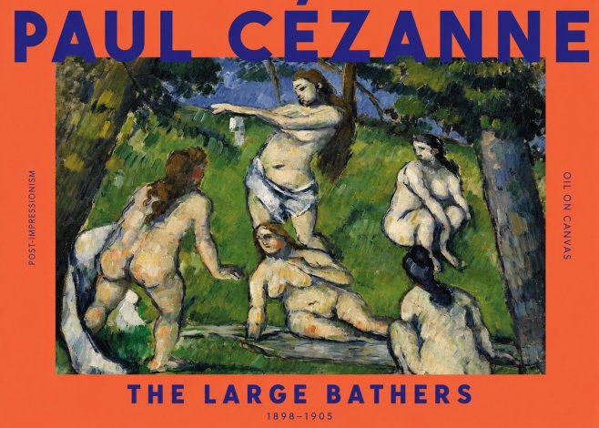 Paul Cézanne The Large Bathers III No2 - Poszter