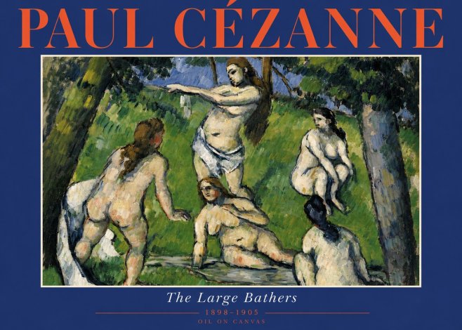 Paul Cézanne The Large Bathers III No6 - Poszter