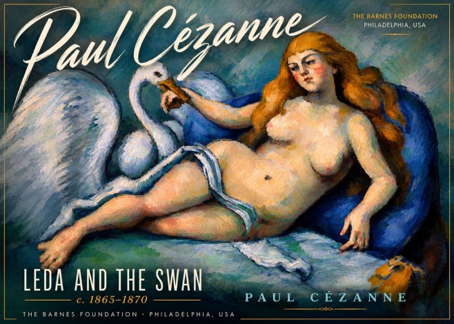 Paul Cézanne Leda and the Swan No6 - Poszter