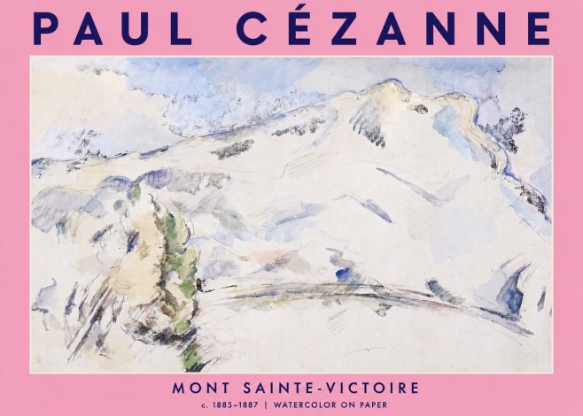 Paul Cézanne Mont Sainte-victoire No4 - Poszter