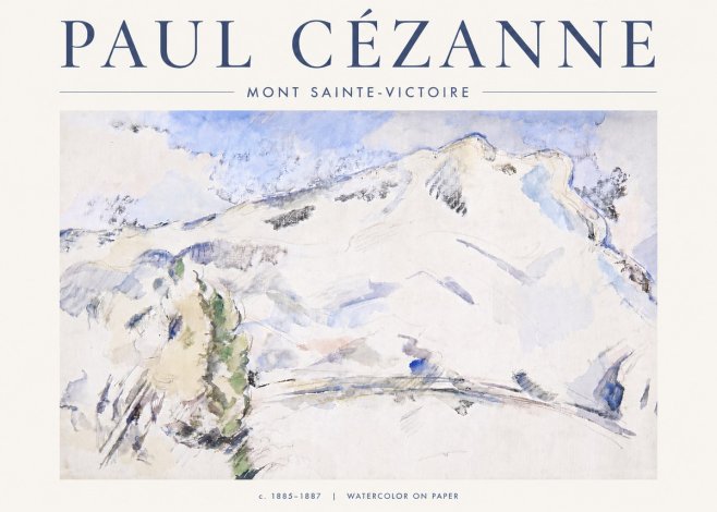 Paul Cézanne Mont Sainte-victoire No6 - Poszter